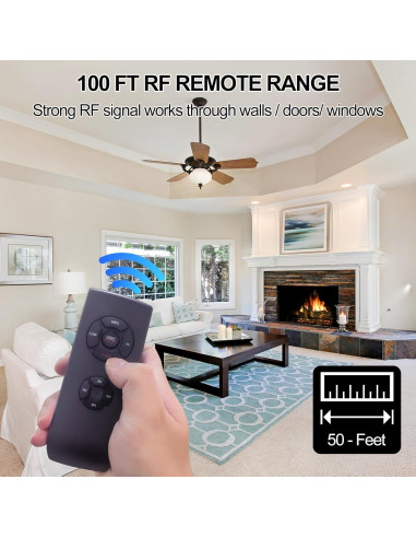 Control Remoto para Ventilador de Techo Humpptom 1 Paquete