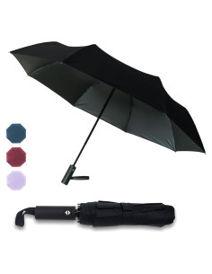 Paraguas Automático Pumi-geous Compacto UV 50+ Negro