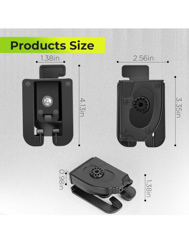 Fundas de Tijeras de Trauma Plegables LEEPENK 2 Pack - Negro