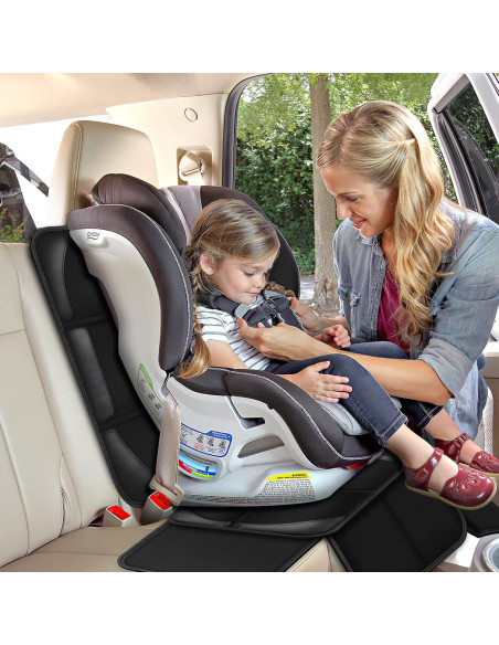 Protector de Asiento de Coche Spotmart 600D Impermeable Negro