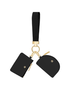 Monedero de muñeca Hovmwey con llavero y doble bolsa desmontable