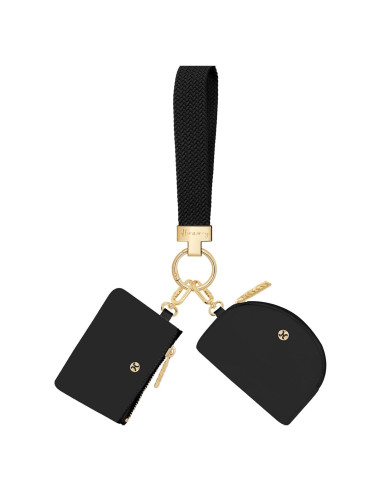 Monedero de muñeca Hovmwey con llavero y doble bolsa desmontable