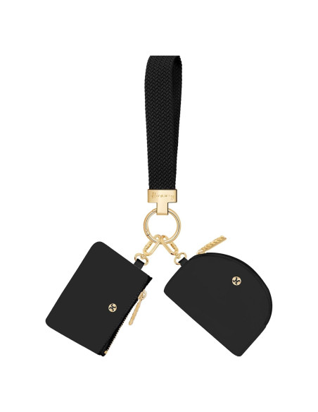Monedero de muñeca Hovmwey con llavero y doble bolsa desmontable