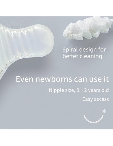 Cepillo de Dientes para Bebés Hranio 42 Piezas Algodón Higiénico