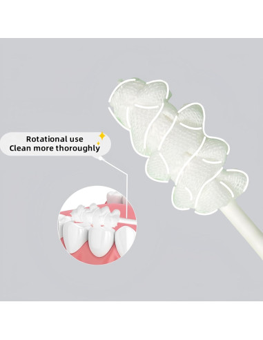 Cepillo de Dientes para Bebés Hranio 42 Piezas Algodón Higiénico