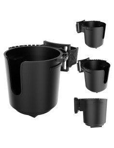 Soporte para Tazas EDSRDUX Ajustable Negro Mediano