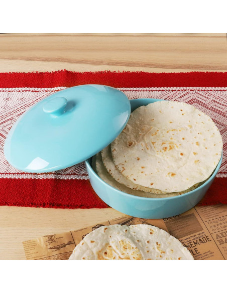 Calentador de Tortillas Sweese Turquesa - Capacidad 12 Tortillas