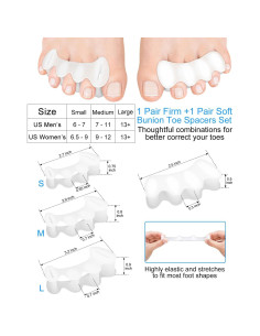 Separadores de Dedos para Juanetes Samaya Home - Silicona S 2