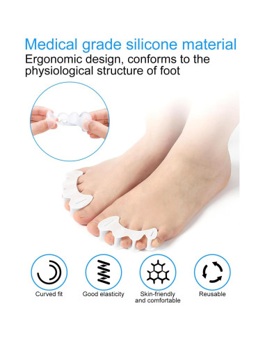 Separadores de Dedos para Juanetes Samaya Home - Silicona S