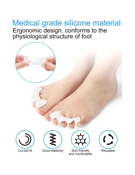 Separadores de Dedos para Juanetes Samaya Home - Silicona S