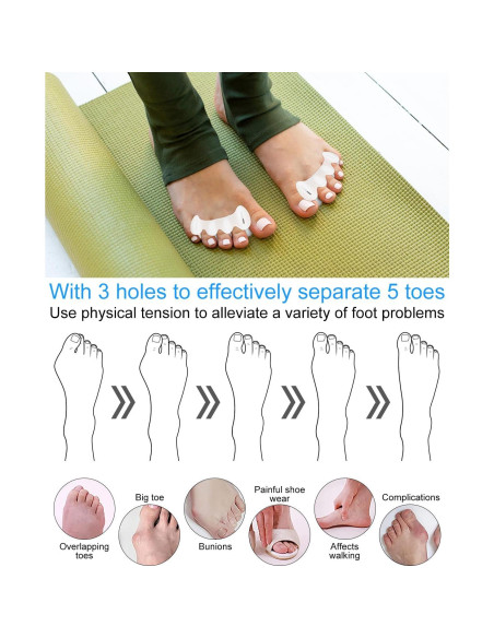 Separadores de Dedos para Juanetes Samaya Home - Silicona S