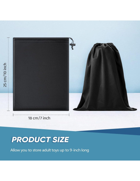 Bolsa de Almacenamiento de Juguetes Flutesan 6 Piezas Microfibra