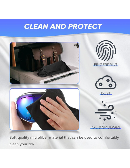 Bolsa de Almacenamiento de Juguetes Flutesan 6 Piezas Microfibra