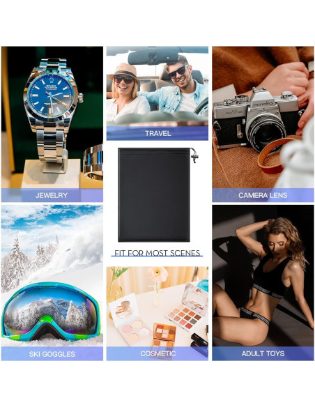 Bolsa de Almacenamiento de Juguetes Flutesan 6 Piezas Microfibra