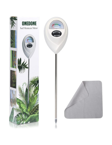 Medidor de Humedad ONEDONE para Suelo de Plantas - 25.4 cm