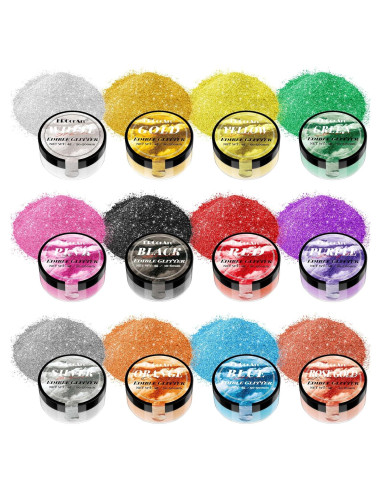 Brillo Comestible para Bebidas ERCorArt - 12 Colores 4g