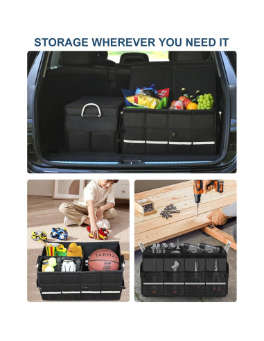 Organizador de Maletero Extra Grande TK-YB - Resistente y Plegable