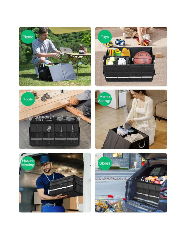 Organizador de Maletero Extra Grande TK-YB - Resistente y Plegable