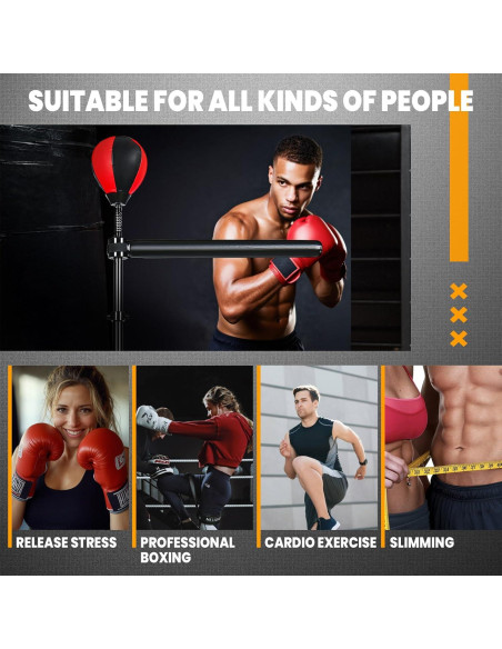 Barra de Boxeo Ajustable INNOLIFE 119-185 cm para Entrenamiento