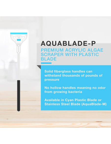 Raspador de Acuario Continuum Aquatics AquaBlade P 38.1 cm Raspador de Acuario Continuum Aquatics AquaBlade P 38.1 cm