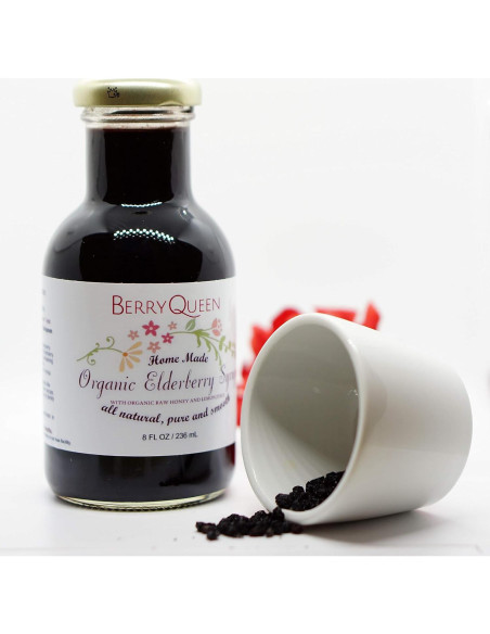 Jarabe de Sábila Orgánico BerryQueen 227g - Suplemento Natural