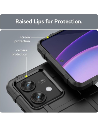 Funda Ajustada Motorola Edge 40 Neo, Protección Anticaídas