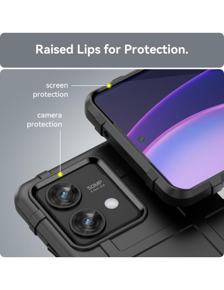 Funda Ajustada Motorola Edge 40 Neo, Protección Anticaídas