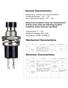 Interruptor Momentáneo Clyxgs NC SPST 30 Piezas 250V 1A 2