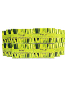 Jabón Exfoliante de Hierba de Limón Vaadi Herbals - Pack de 12 - 0.91 kg