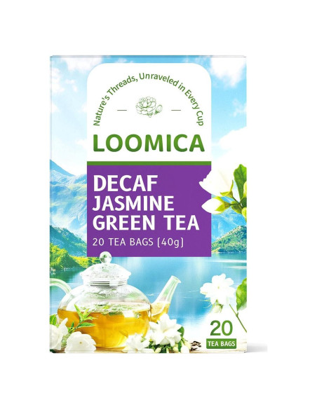 Té Verde Jazmín Descafeinado Loomica - 20 Bolsitas Suaves