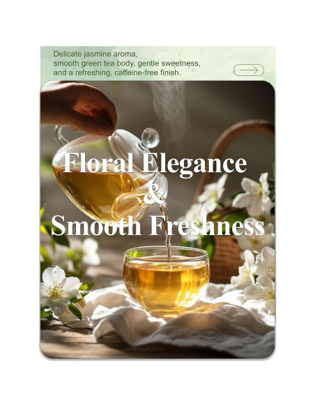 Té Verde Jazmín Descafeinado Loomica - 20 Bolsitas Suaves