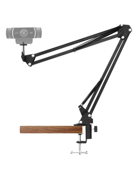 Soporte de Webcam Ajustable Boseen con Abrazadera para Escritorio