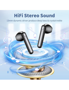 Auriculares Inalámbricos Bluetooth 5.3 JRWARO S13, 48H Batería 2