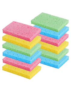 Esponjas de Cocina Chuangdi 12 Pcs Pulpa de Madera 12x7.6 cm
