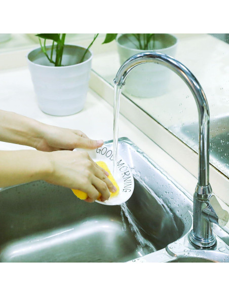 Esponjas de Cocina Chuangdi 12 Pcs Pulpa de Madera 12x7.6 cm