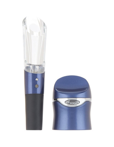 Conjunto Aerador y Sellador de Vino Rabbit Azul