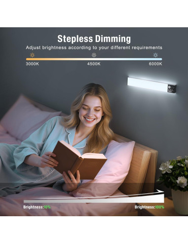 Luces Bajo Gabinete Lightbiz A300 Recargables con Sensor 3x