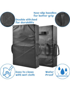 Escudo de Patada Doubleriver 40.6x60.9 cm PVC para Artes Marciales 2