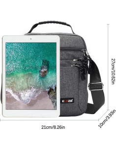 Bolsa de Mensajero KL928 - Hombro Cruzada Casual 21x10x27cm 2
