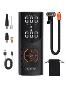 Compresor de Aire Portátil REHOTTOP Q7 160 PSI Inalámbrico