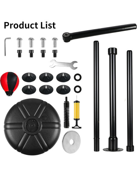 Barra de Boxeo Ajustable INNOLIFE 119-185 cm para Entrenamiento