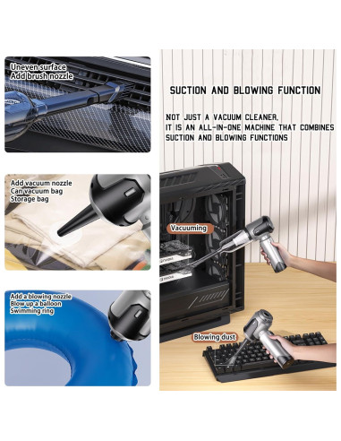 Aspiradora de Coche Portátil Wagkew T130 120W 20000PA