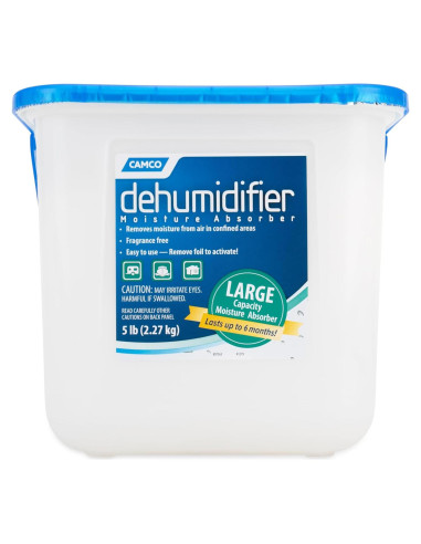 Cubeta Absorbente de Humedad Camco 2.27 kg - Sin Fragancia