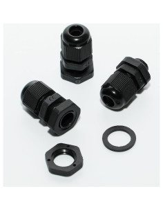 Lilaly 50 Pcs Juntas de Cable Gland Impermeables PG7 2