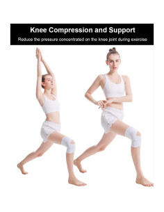 Freno de Rodilla SUJAYU Ajustable con Estabilizadores - Negro M 2