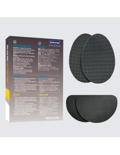 Almohadillas Antideslizantes UNIKSTEP 6 Pares Goma Negra 2