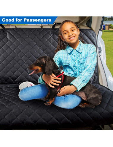 Protector de Asiento de Coche VIEWPETS Universal Impermeable Negro