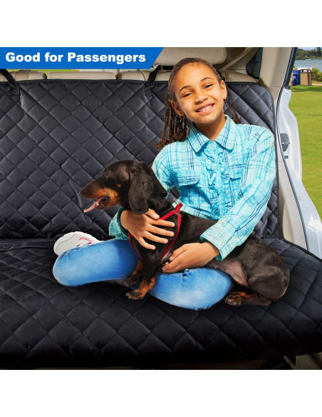 Protector de Asiento de Coche VIEWPETS Universal Impermeable Negro
