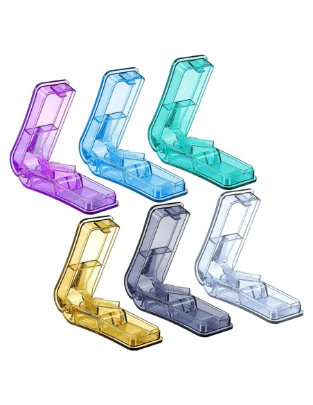 Cortador de Pastillas Portátil Nuanchu 6 Piezas 9x4x3 cm