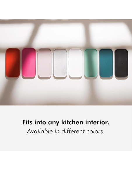 Plato de Mantequilla de Vidrio KIVY Turquesa con Tapa Hermética